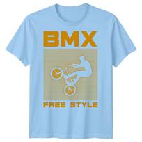 Bmx Freestyle Cycling Unisexs TShirt Sports Rider Graphic Tee S