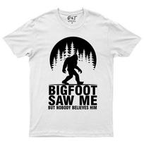 Sasquatch Saw Me But Nobody Believes Him Funny Camping Hiking Unisexs T Shirt 2XL