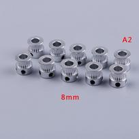 10 vnt. Gt2 paskirstymo skriemulys 20 dantų Skylė 5 mm 8 mm Gt2 sinchroniniam diržui 2Gt diržas A2