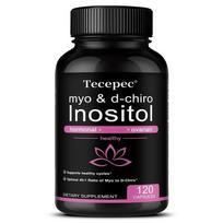 Premium Myo and D-Chiro Inositol Capsules for Ovarian Wellness and Hormonal Support 120 Capsules 120PCS