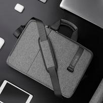 Inateck 13.3-inch Laptop Shoulder Bag Briefcase Water-Resistant Shockproof for Lenovo Asus Dell Black