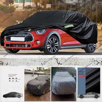 Atsparus vandeniui automobilio uždangalas lauko sąlygoms, pritaikytas 2002-2026 m. Mini Cooper/Hardtop/Convertible 2 durų, apsaugantis nuo vėjo black black