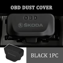 GQEW9 For Skoda Car Silicone OBD Dust Cover Waterproof Protective Cover Fabia Kodiaq Kamiq Superb Yeti Octavia Enyaq Rapid