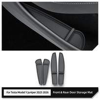 ckwjb7 for Tesla Model Y Juniper/Launch 2025 Car Door Side Storage Pad Interior Accessories Gate Slot Anti Dirty Storage Box Tray