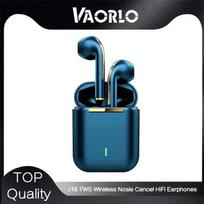 VAORLO J18 TWS Wireless Earphones HiFi Stereo Subwoofer Super Bass Noise Cancelling with HD Microphone Headset for iPhone Xiaomi Huawei juoda