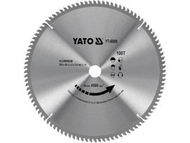 Yato TCT pjūklų diskas aliuminiui YT-6099, 350mm, 30mm, 100T, 2.5mm, 3.2mm, 4500min⁻¹, volframo karbidas