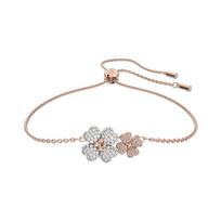 Swarovski Latisha Bracelet Flower, Ambilight rose gold-tone plated multicolor 5636591 auksas