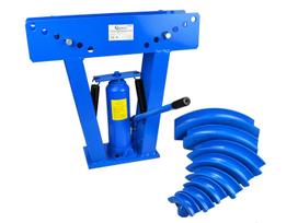 Stacionārs hidrauliskais cauruļu liecējs 16 t 1/2″–3″ (12,7–75 mm) ar 8 veidņiem līdz 90° liekšanas leņķis tērauda rāmis G02041 GEKO