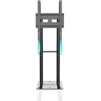 Onkron TV stovai, FPRO2L-20-B, 40-70 colių, 100-400x600mm, 2 ekranai, 45kg, juodas, grindų, pasvirimas, sukimas