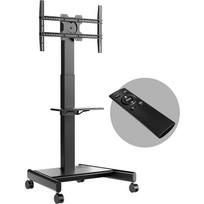 Onkron Motorizuotas mobilus televizoriaus stovas TS1552E-B, 43-75", 1 palaikomas ekranas, 70 kg, 100 x 100 - 600 x 400 mm, juodas