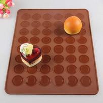 30 Round Hole Macaron Silicone Mold Baking Pad High Temperature Resistance Bake Mold 1pc