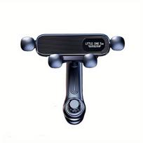 360° besisukantis automobilinio telefono laikiklis – oro kondicionieriaus ventiliacijos angos laikiklis, GPS navigacijos stabilizatorius, juoda ABS medžiaga juoda