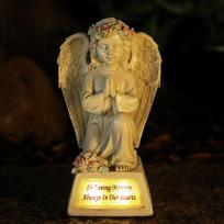 Angelo statula Saulės lempa Figūrėlė sodui 11.2cmx11cmx21cm