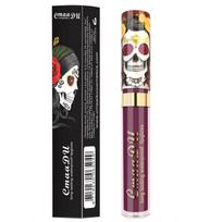 CmaaDu 6-Color Skull Skeleton Matte Lip Gloss 06 black