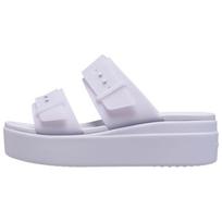Crocs Brooklyn Casual Fashion EVA Anti-Wear Slide Sandals Women sandals Purple 210980-5BR 36-37
