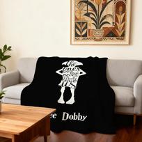 Film H-Harry P-Potter Dobby Cute Blanket Super Warm Comfortable Plush Throw Blanket Child Home Sofa Bedroom Gift 30x40in