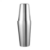 1Pc Boston Cocktail Shaker Creative Engraving Martini Bar Stainless Steel Flair Mixing Tin Set Party Tools
