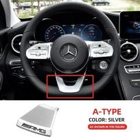 Karšta lipdukas ant automobilio Automobilio interjeras Vairo lipdukas Panelės centrinis ženklelis Dėl AMG Mercedes Benz W212 W213 W205 GLA CLA GLC G
