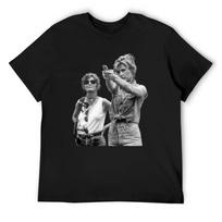 Thelma ir Louise marškinėliai filmas Džina Deivisa Susan Sarandon Marškinėliai Prabangus vyriškas mėlynas užraktas individualus marškinėlis drabužiai vyrams S juoda