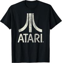 Ripple Junction x ATARI Klasikinis Vaizdo Žaidimų Logotipo Dizaino Spaudinio Marškinėliai Unisex Marškinėliai L