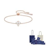 Swarovski Magic Bracelets Womens F-Original Brand Box And Bag rožinio aukso spalvos