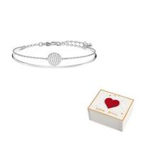 Swarovski Alloy Bracelets Womens Silver F (One Size Fits All)-white gift box sidabras