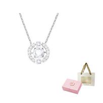 Swarovski Una Faux Crystal Stone Necklaces Womens White F (One Size Fits All) balta