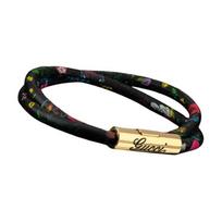 Gucci Fashion Jewelry Flora Pattern Brass Bracelet Unisex Couple Black Black S juoda