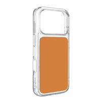 Puro Plate Mag Case for iPhone 17 Pro Compatible with MagSafe - Orange