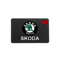 vhnws1 Silikoninė neslystanti automobilio prietaisų skydelio kilimėlis Telefonui, akiniams Neslystanti pagalvėlė Skoda Fabia Rapid Superb Octavia A5 a7 2 Kodiaq Scala Karop