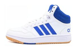 Adidas Hoops 3.0 Mid K 'White Royal Blue' 30