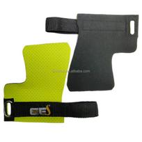No Holes Pull-up Grips Exercise Straps, Premium Hand Grips Designed to Protect Your Hands for Cross-Functional Fitness microfiber raudona