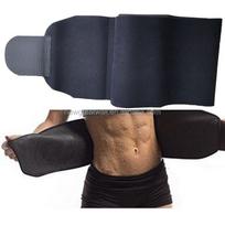 NCS001 Hot Sale Woman Man Sweat  Sauna Belt Tummy Control Waist Trimmer Support Adjustable Wrap Stomach Neoprene Sweat Slim Belt juoda
