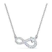 Swarovski Hyperbola Series SWA INFINITY Eternal Love Crystal Stone Necklace Women's 5520576 auksas