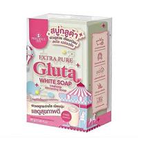 Ypač grynas Gluta White muilas Kūno priežiūra Kūno prausiklis Glutotionas Komfortas odai su specialiu putojimo tinkliuku