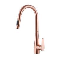 Kitchen Sink Faucet Brush Rose Gold Pull Out Sink Mixer Tap Rotation 304 SUS mixer taps Single Lever Hot cold Kitchen Tap