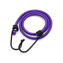 Bungee gumos su kabliukais Nešiojamos patvarios surišimo virvės Bungee gumos stovyklavimui, bagažui, stogo laikikliams, automobilio palapinėms, brezentams, dviračiams purple