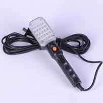 15W 25LED garažo apšvietimas 220V 10m maitinimo kabelio darbo šviesos magnetas, automobilio remonto apžiūros lempa 1500LM statybinė lemputė 1PC
