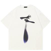 Streetwear Juokingi Grafiniai Marškinėliai Medvilniniai Marškinėliai Unisex Viršūnės Vasariniai Marškinėliai Trumpomis Rankovėmis S balta