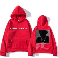 Ken Carson Hoodie A Great Chaos Long-sleeved Casual Fleece Sweatshirt Graphic Printing Hip Hop O-neck Clothing Men Grunge Hoody S