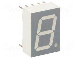 Display: LED | 7-segment | 13mm | 0.51" | No.char: 1 | orange-red | 2÷3V