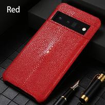LANGSIDI Genuine Stingray Leather Phone Case for Google Pixel 8 9 10 Pro XL 9Pro 10Pro 8Pro  Half-pack Back Cover Google Pixel 9
