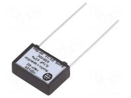 Capacitor: polypropylene | 100nF | 600VDC | 15mm | ±2% | 18x12.5x6.5mm