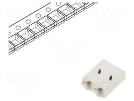 Connector: plug-in | DG2003 | 6mm | ways: 2 | 0.5÷1.5mm2 | 10A | SMT | 200V