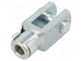 Piston rod clevis | Thread: M20x1,5 | 80÷100mm | Kit: clip,bolt