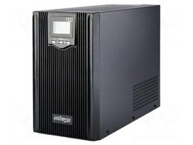 Power supply: UPS | 2.4kW | 3kVA | 220V | 190x467x335mm | 9Ah | Ubatt: 12V