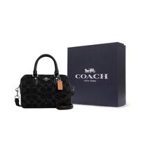 COACH Rowan Džinsinis Rankinis Krepšys Mažas Moteriškas Juodas Gift Box Set (Basic Set + Black Gift Box) juoda