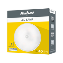 LED naktinė lempa su magnetu | Judėjimo jutiklis | 550mAh baterija | 68x15 mm | USB-C