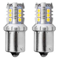 Automobilių lemputės, Motociklų ir traktorių technikos šviestuvai // Automobilio LED lemputės ir rinkiniai // Żarówki led canbus 3030 16smd 1156 ba15s p21w r10w r5w white 12v 24v amio-02796