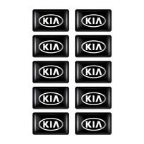 ZNEM4 10/20/50Pcs Car Stickers Dashboard Steering Wheel Decoration Interior Decal Accessories For KIA KN Pegas Sorento Soul Cerato KX3